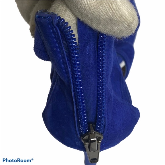 Steve Madden Immence Sandle Blue Suede Heels Sz 5 - Picture 8 of 11